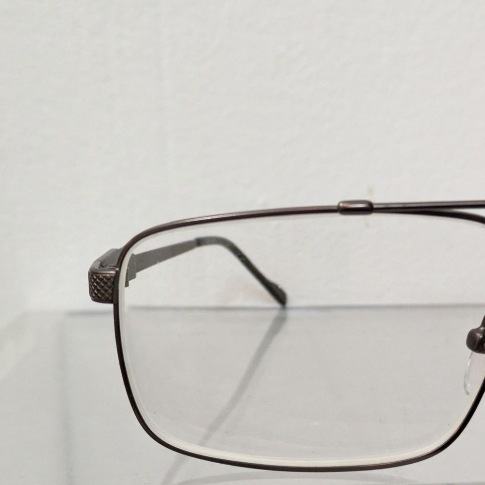 Gunmetal Eyeglasses Frames Rectangular Full Rim F… - image 3